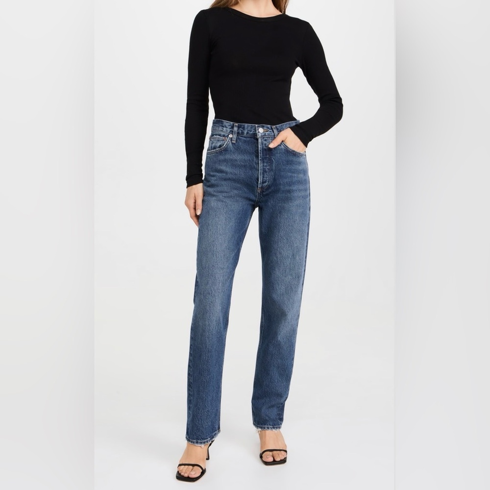 AGOLDE 90s Pinch Waist: High Rise Straight Jeans Size 25